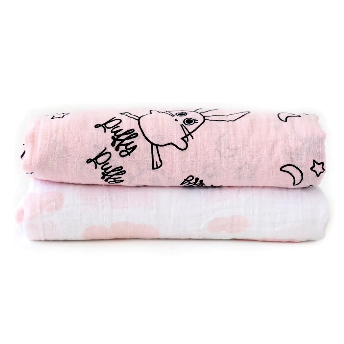 Milk&Moo Set of 2 Chancin Baby Muslin Swaddle Blanket