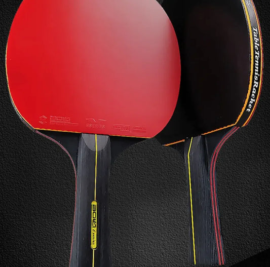 Double-Sided Adhesive Table Tennis Racket Set