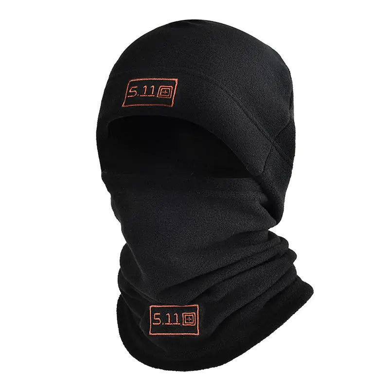 Tactical Fleece Cap with Warm Collar for Outdoor Sports