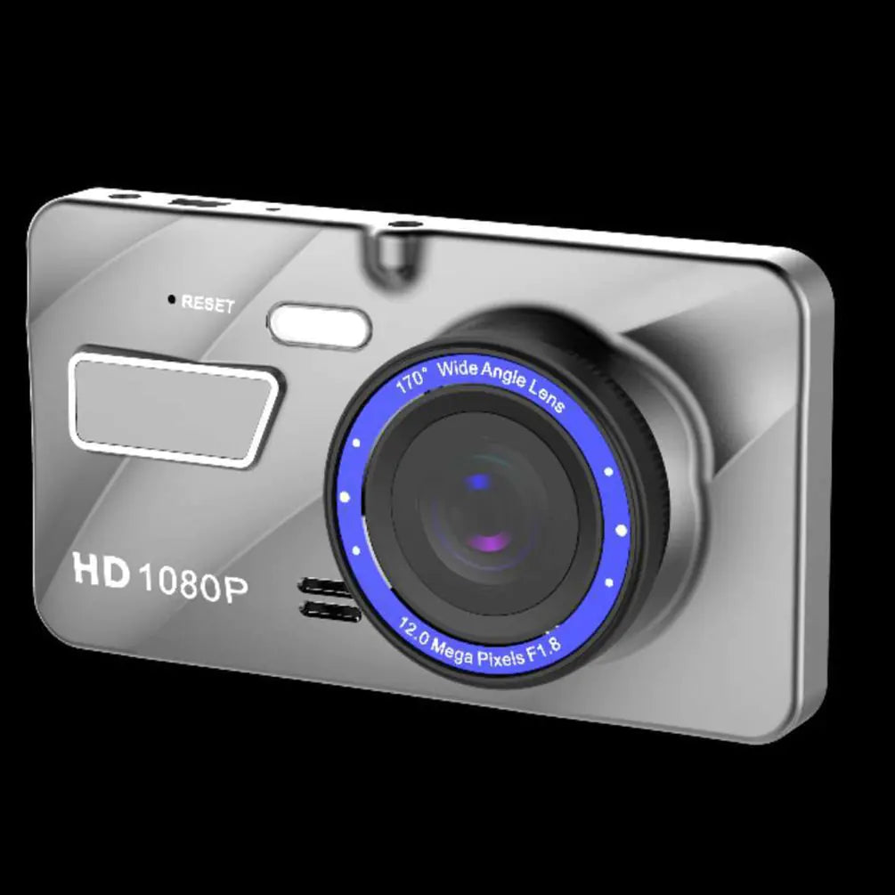 4-Inch IPS Dual Lens Night Vision Dash Cam
