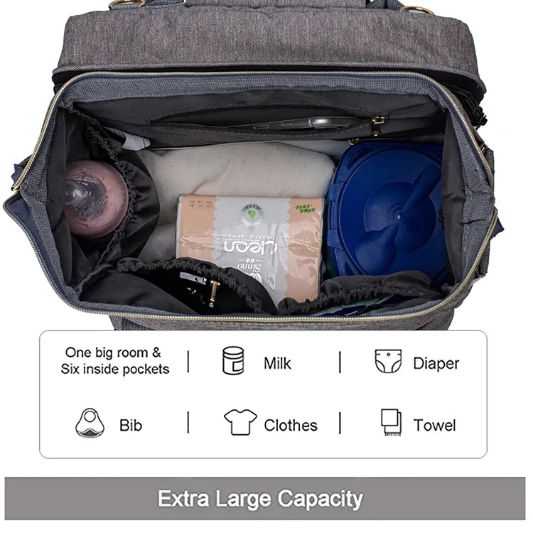 Large-Capacity Mommy & Baby Outing Backpack