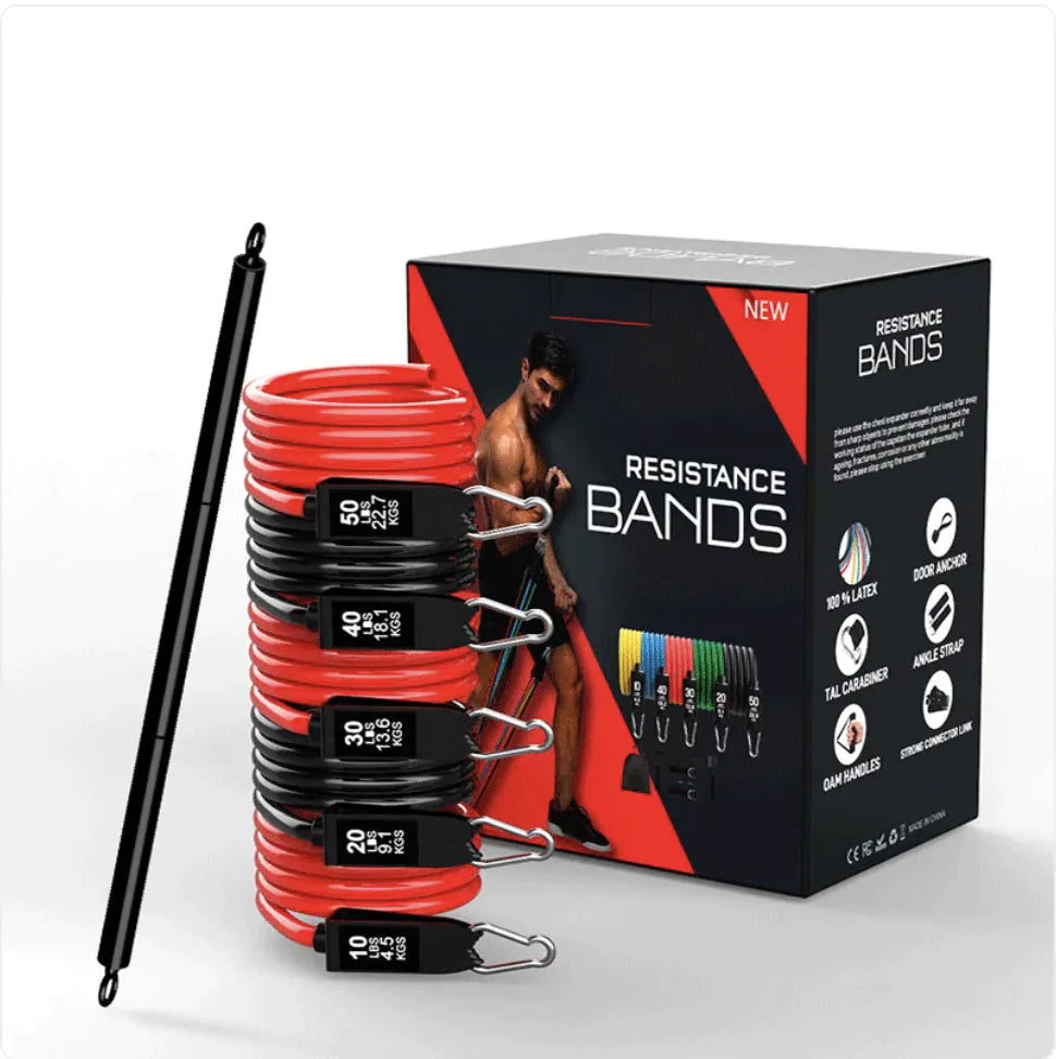 Latex Resistance Bands for Yoga & Stretch Training