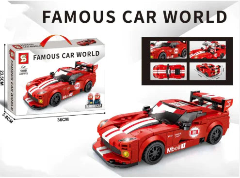 Sports Car Building Blocks Set