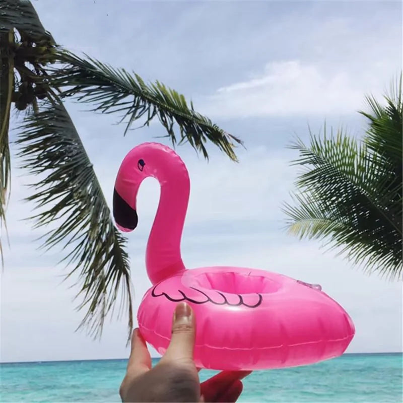 Summer Inflatable Flamingo Cup Holders