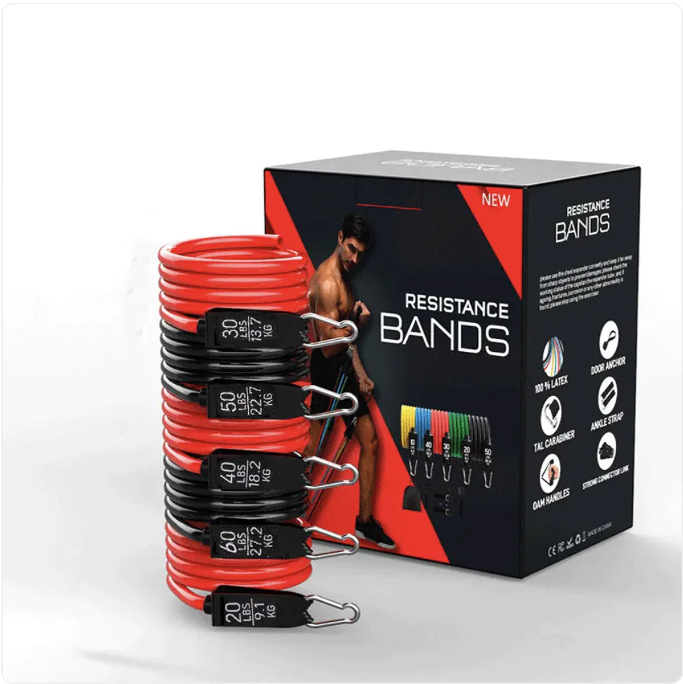 Latex Resistance Bands for Yoga & Stretch Training