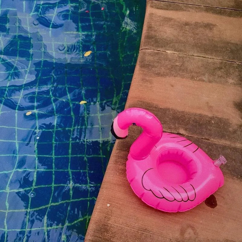 Summer Inflatable Flamingo Cup Holders