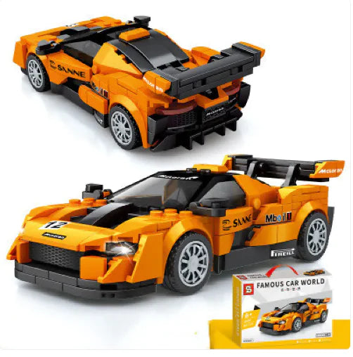 Sports Car Building Blocks Set