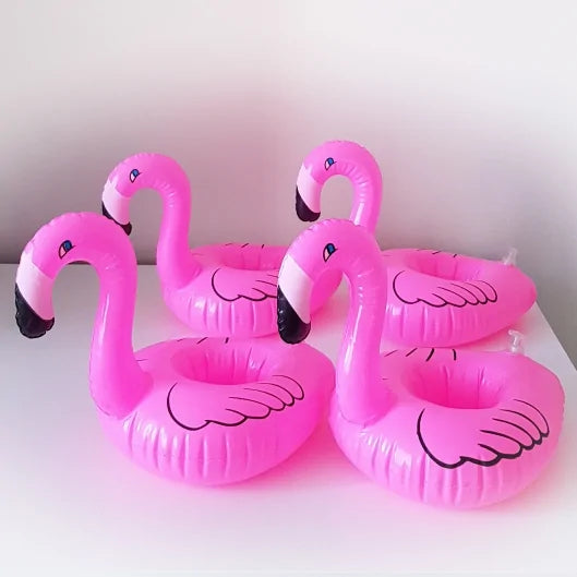 Summer Inflatable Flamingo Cup Holders