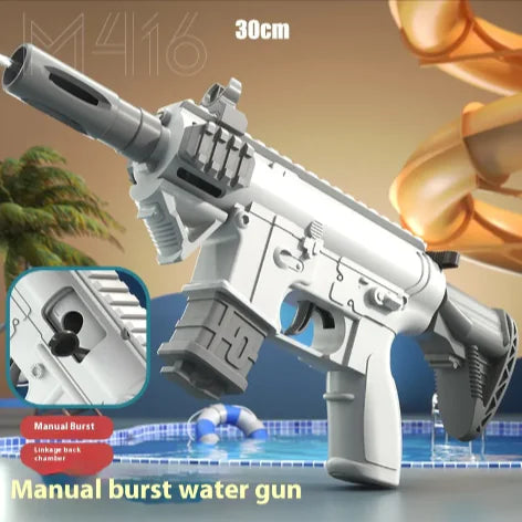 Manual Press Water Gun – Summer Water Pistols for Cross-Border Fun