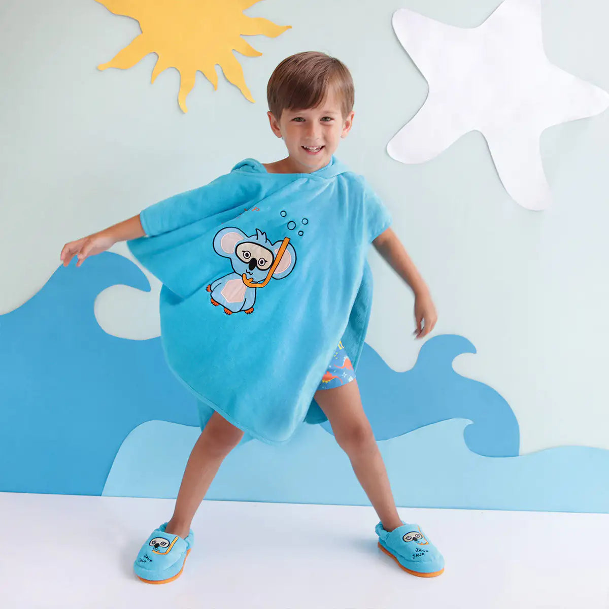 Milk&Moo Kids Poncho  Cool Coala