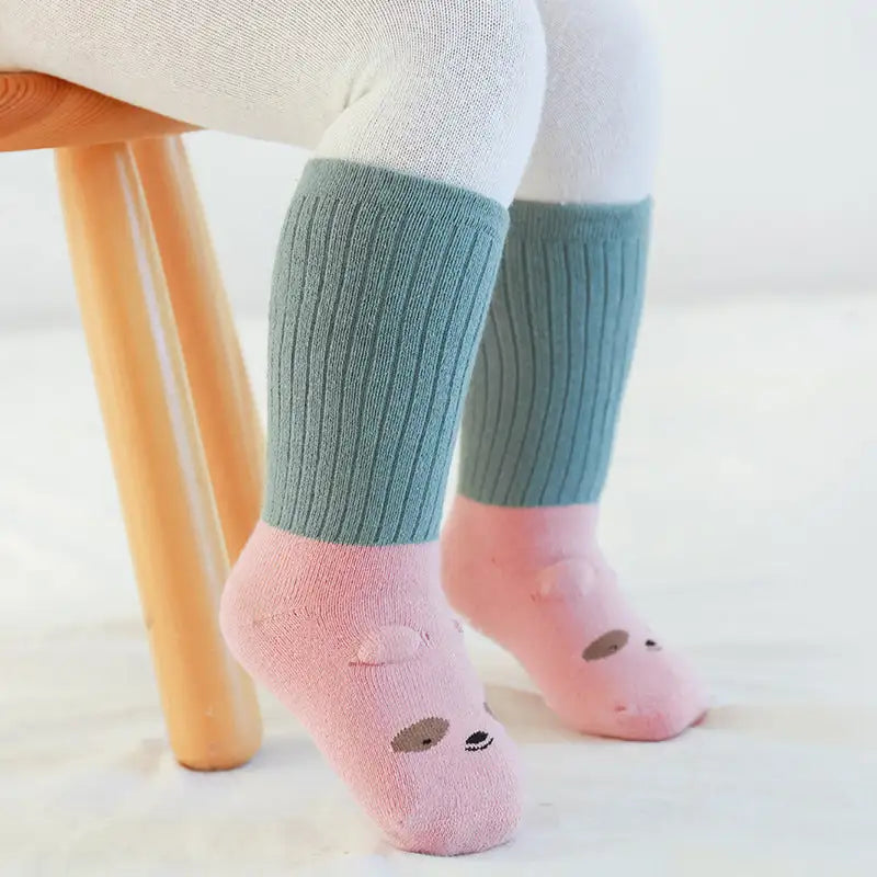 Cozy Terry Baby Floor Socks