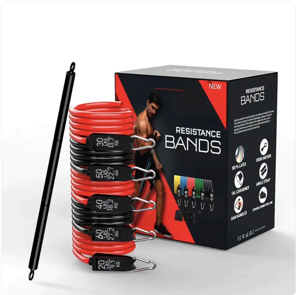 Latex Resistance Bands for Yoga & Stretch Training