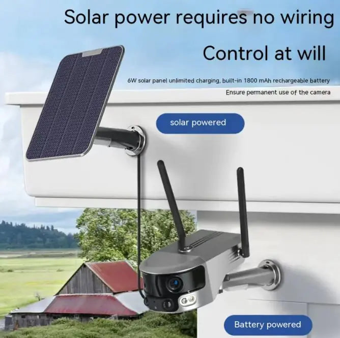 Mobile Phone Remote Solar Security Camera