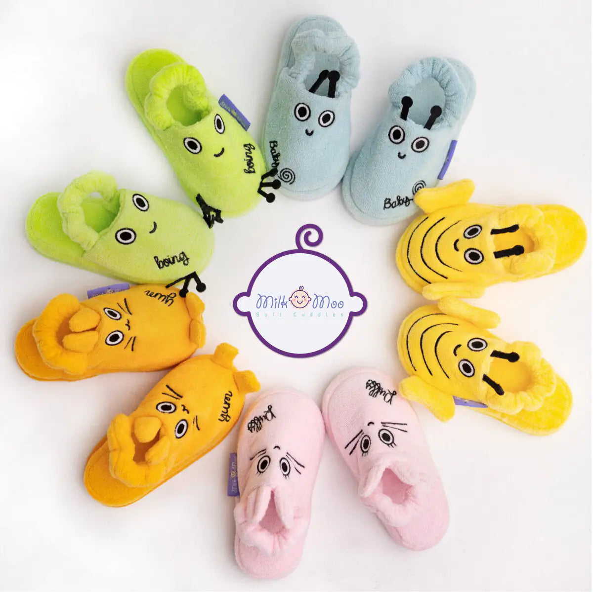 Milk&Moo Cacha Frog Toddler Slippers