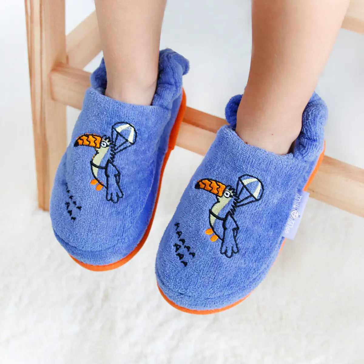 Milk&Moo Flying Toucan Kids Slippers