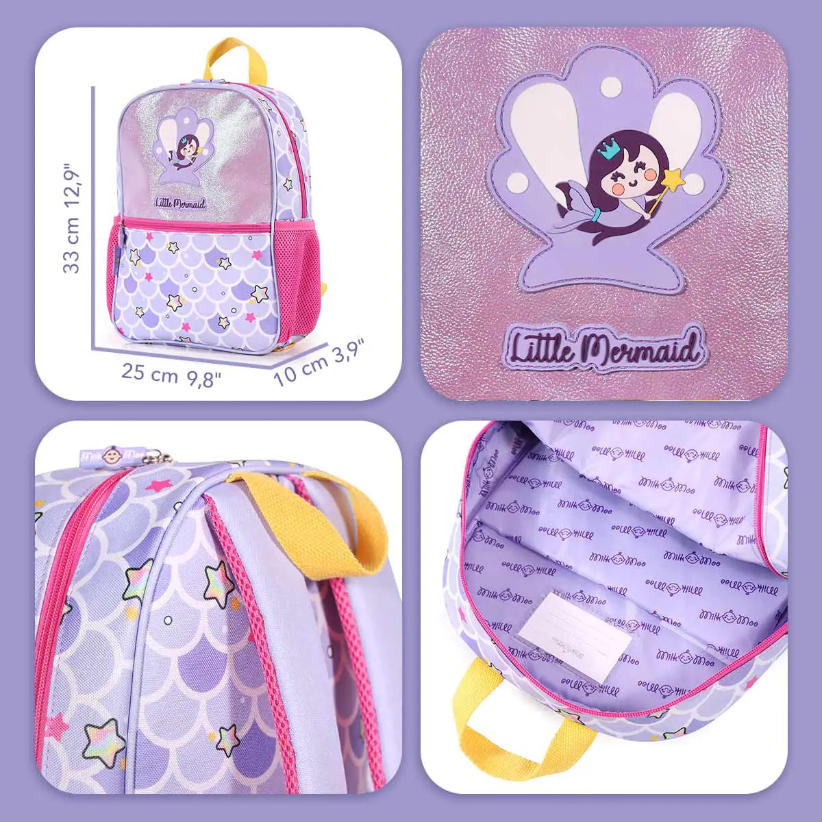 Milk&Moo Kids Backpack Glittering Mermaid