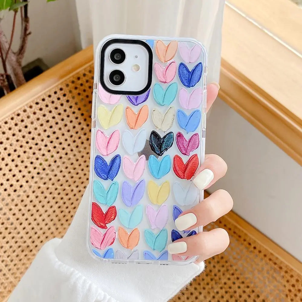 Clear Graffiti Phone Case