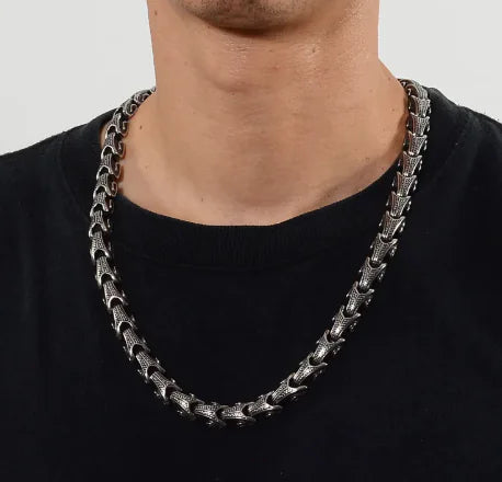 Stainless Steel Personalized Men's Keel Necklace