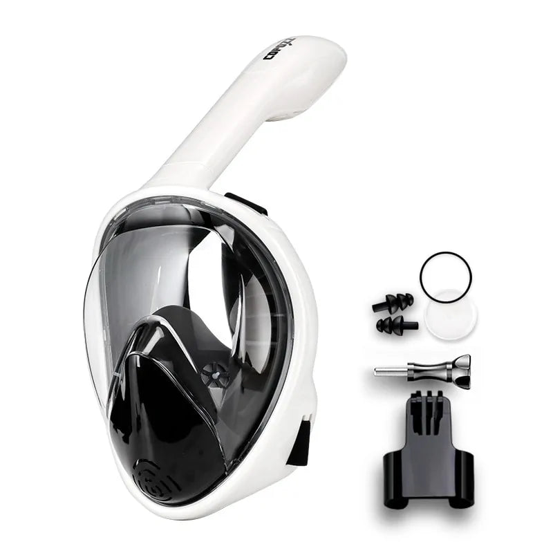 Full Face Scuba Diving Snorkel Goggles