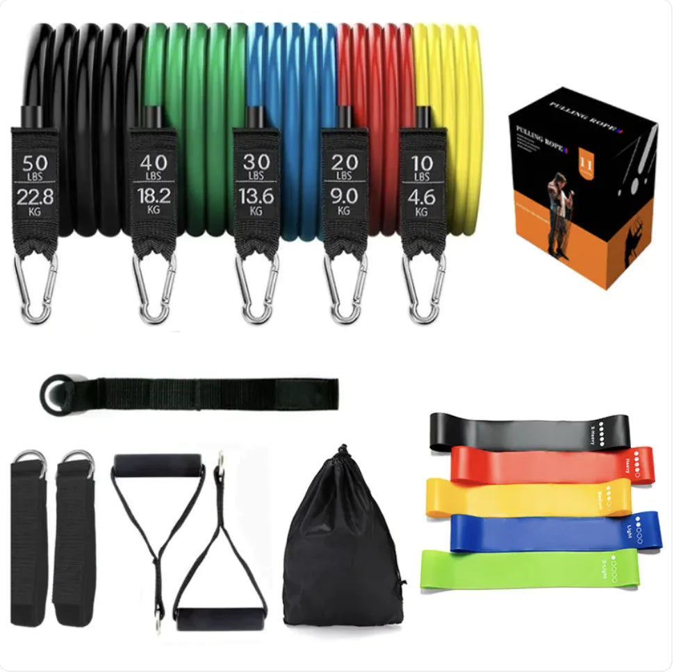 Latex Resistance Bands for Yoga & Stretch Training