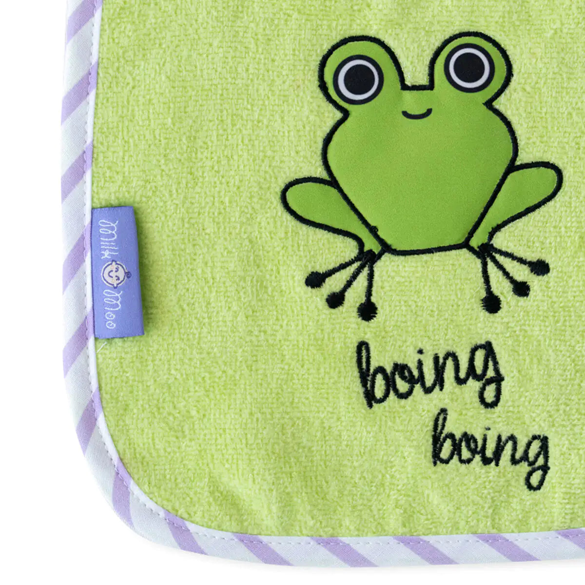 Milk&Moo Towel Bib Set of 2 Sprat Frog and Chinchilla