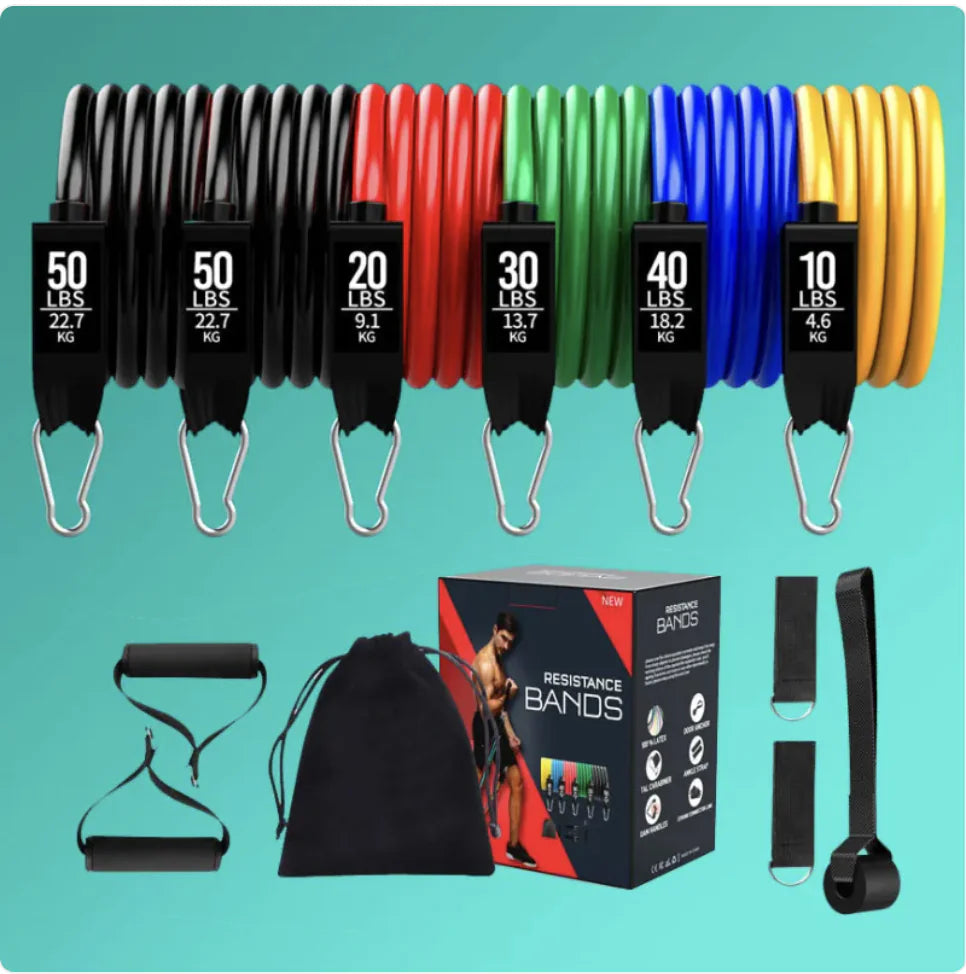 Latex Resistance Bands for Yoga & Stretch Training