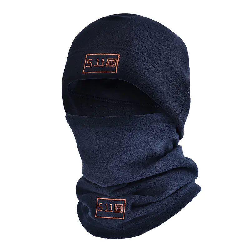 Tactical Fleece Cap with Warm Collar for Outdoor Sports