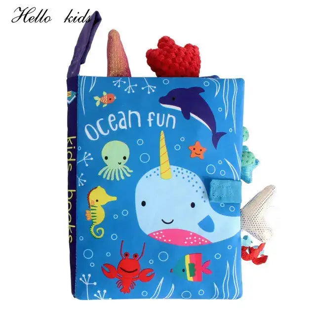 3D Soft Baby Books Activity Quiet Cloth Book