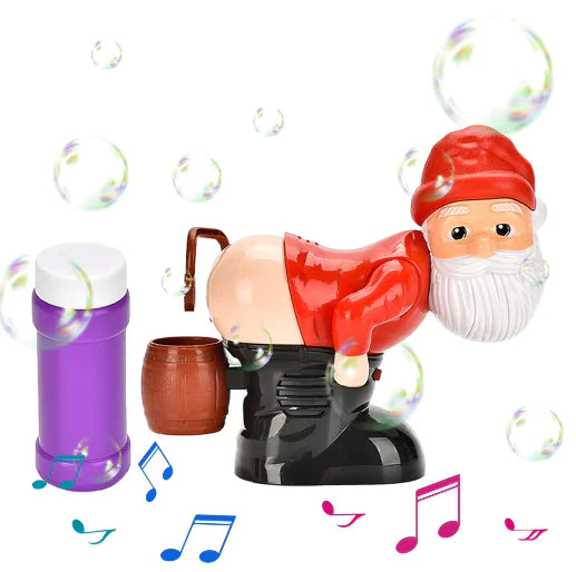 Electric Santa Claus Bubble Machine with Music & Light