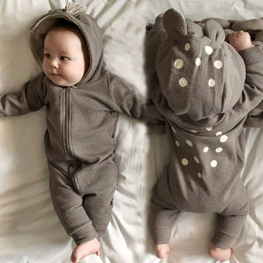 Hooded Baby Deer Onesie