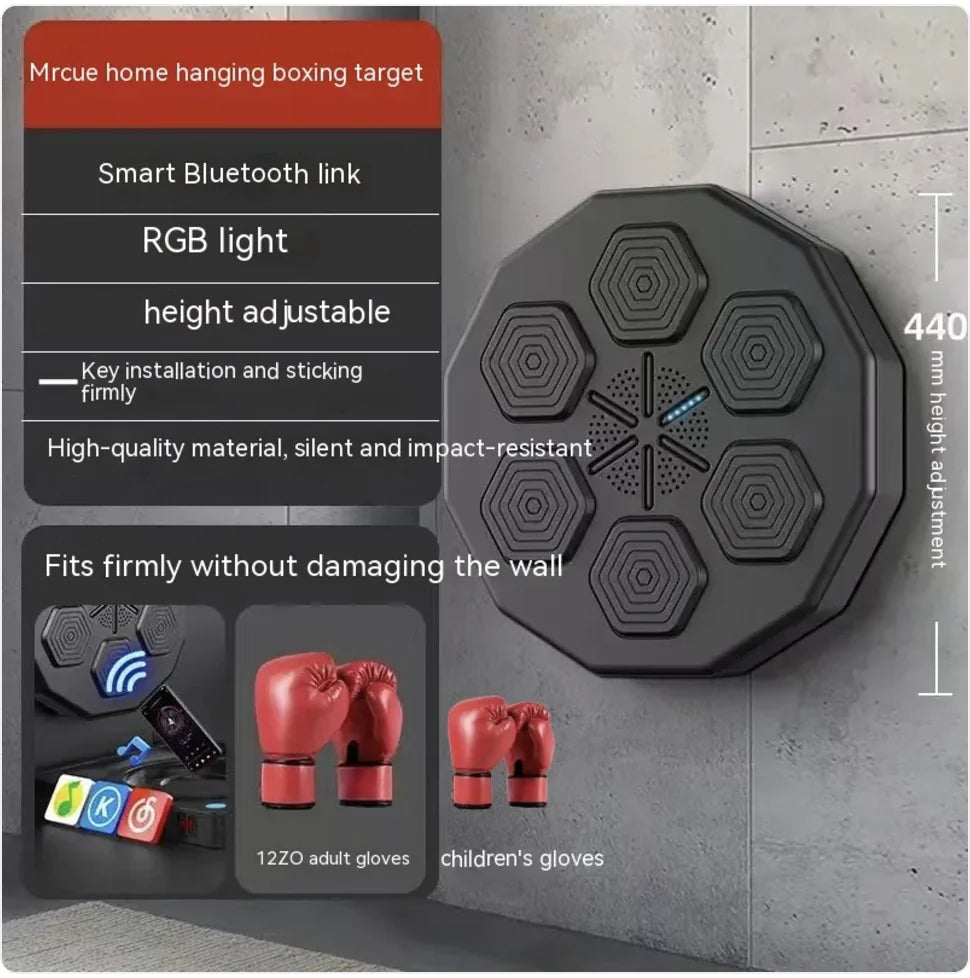 Smart Music Boxing Trainer for Home Fitness