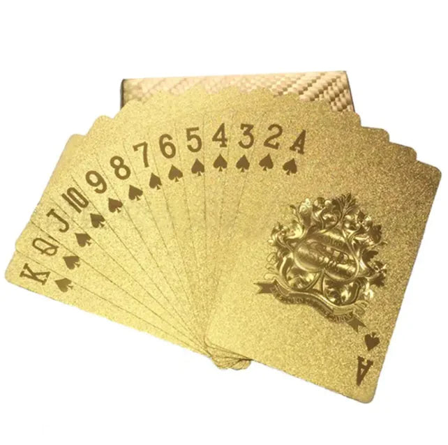 Luxury Gold Foil Waterproof Playing Cards