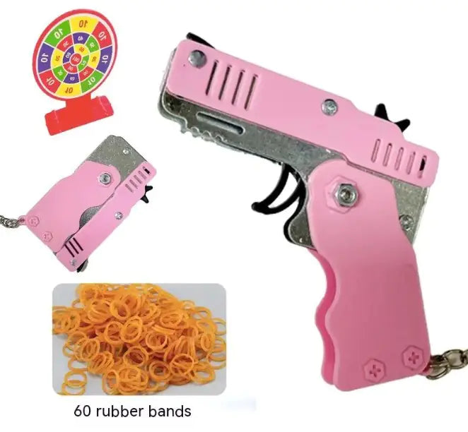 Rubber Band  Gun Key Chain