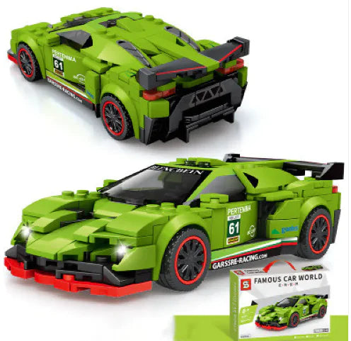 Sports Car Building Blocks Set