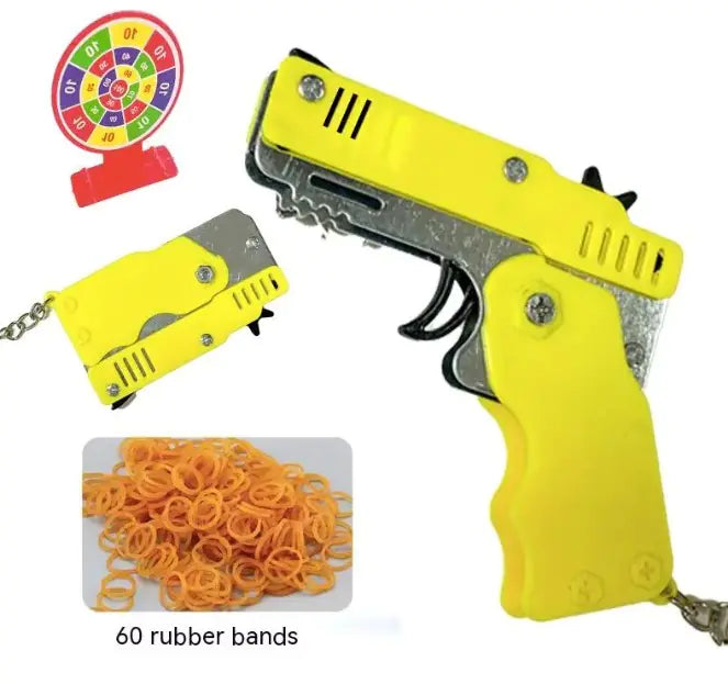 Rubber Band  Gun Key Chain