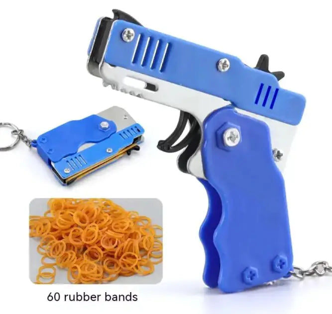 Rubber Band  Gun Key Chain