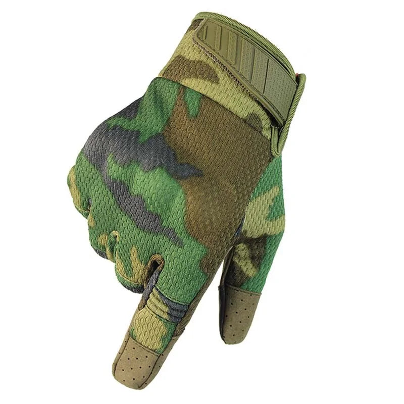 Men Breathable Full Finger Gloves