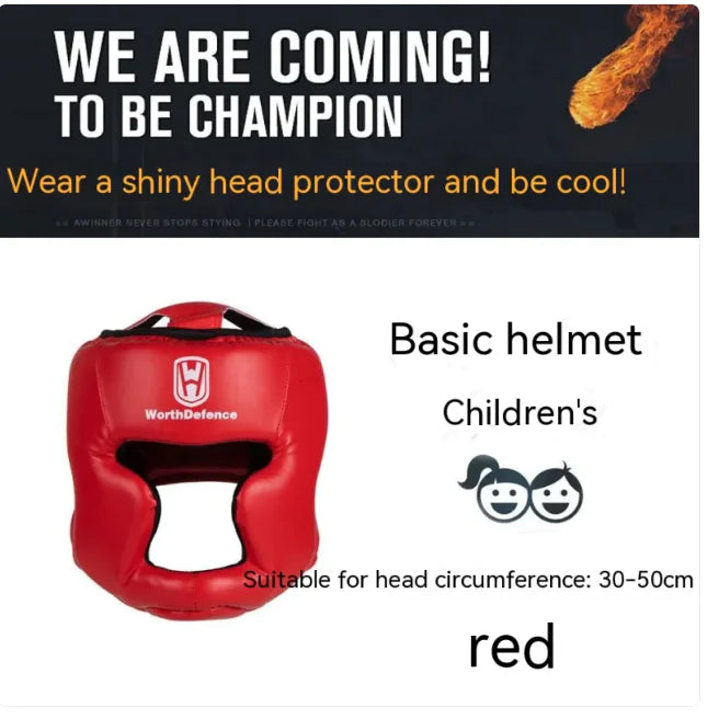 Boxing Headgear Children's Face Care Training Protective Gear