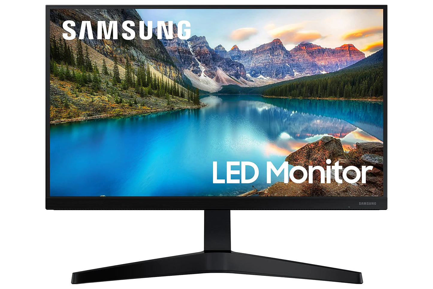 SAMSUNG T37F Series 24-Inch FHD 1080p Computer Monitor 75Hz IPS Panel HDMI Display Port VESA Compatible 3 Yr WRNTY (LF24T374FWNXGO)Blue/Black