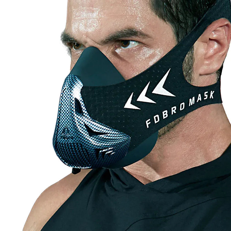 Six-speed Training Block Oxygen Control Self-abuse Adjustable Training Mask