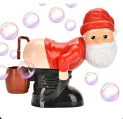 Electric Santa Claus Bubble Machine with Music & Light