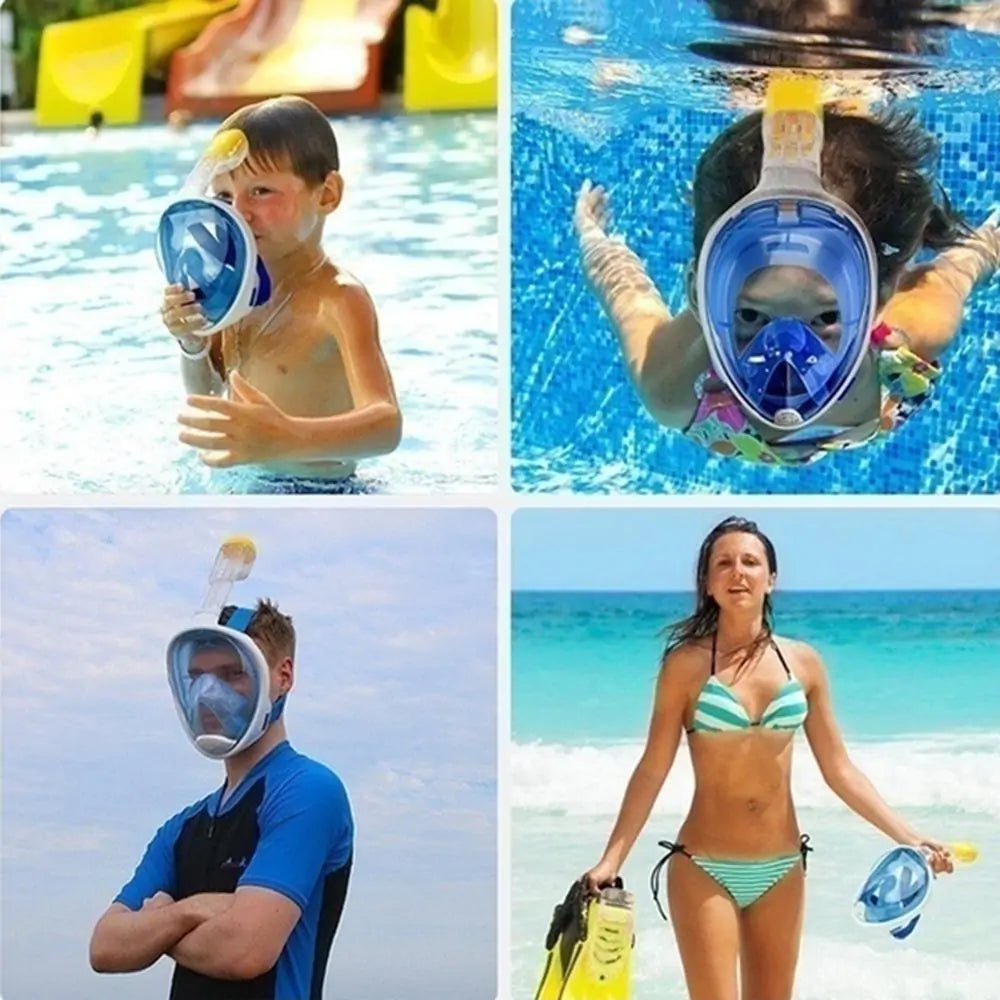 Full Face Scuba Anti-fog Snorkeling Mask