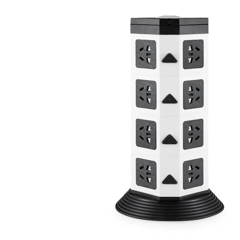 Home & Office 3D Vertical Socket Panel