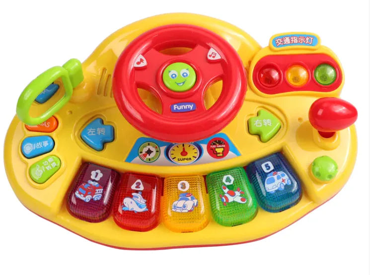 Multifunctional Simulation Simulation Steering Wheel Early Childhood Education Educational Toy