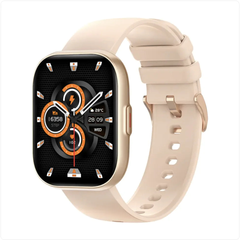 High-End Smart Watch with Heart Rate Monitor & Step Counter