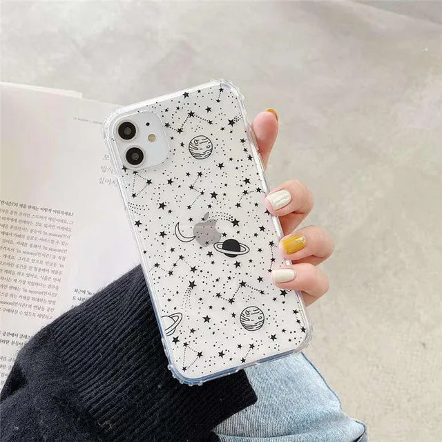 Clear Cosmos Phone Case