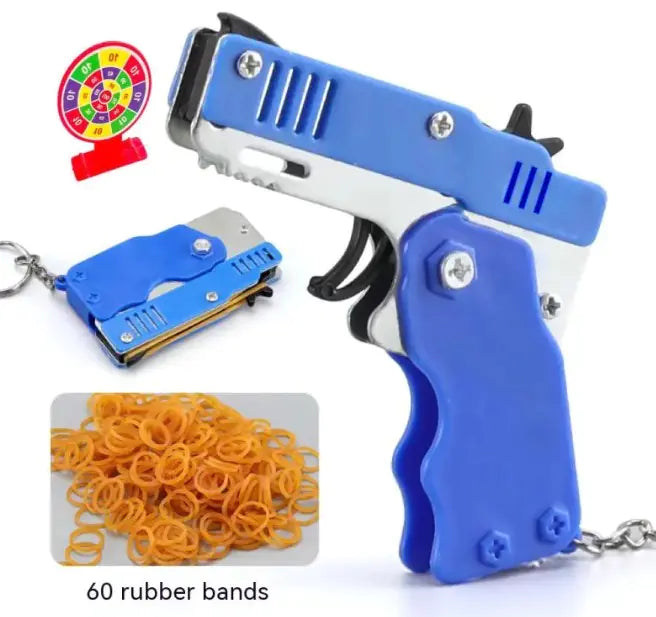 Rubber Band  Gun Key Chain