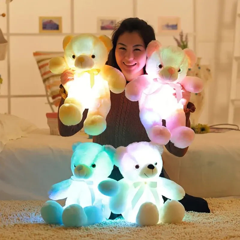 Big Light Up LED Teddy Bear Plush Toy